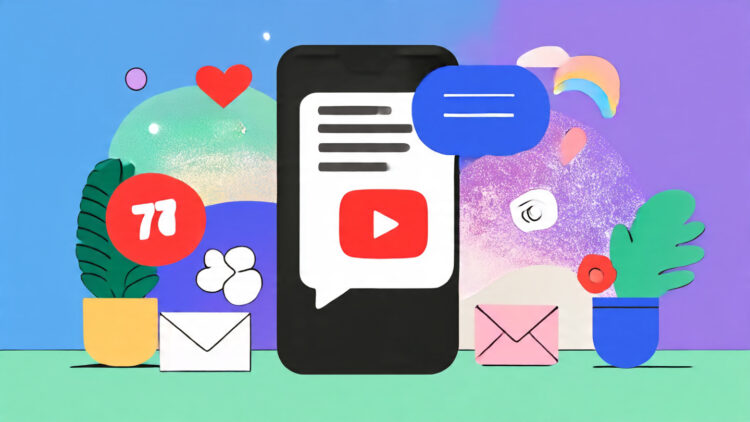 YouTube messaging feature,