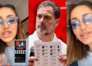 Brazilian Model Larissa Responds: राहुल गांधी के वोट चोरी पर नाम आने पर ब्राज़ीलियाई मॉडल लारिसा ने वीडियो जारी कर कहा…….