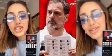 Brazilian Model Larissa Responds: राहुल गांधी के वोट चोरी पर नाम आने पर ब्राज़ीलियाई मॉडल लारिसा ने वीडियो जारी कर कहा…….