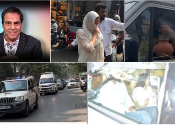 Dharmendra passed away: दिग्गज अभिनेता धर्मेंद्र का हुआ निधन सनी देओल ने दी मुखाग्नि पूरा बॉलीवुड श्रद्धांजलि देने पहुंचे