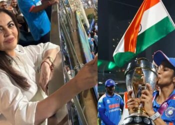 India women world cup victory celebration