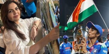 India women world cup victory celebration