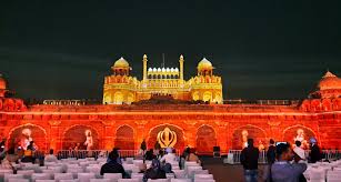 दिल्ली का लाल किला तैयार धमाके के बाद पहला बड़ा गुरु तेग बहादुर शो