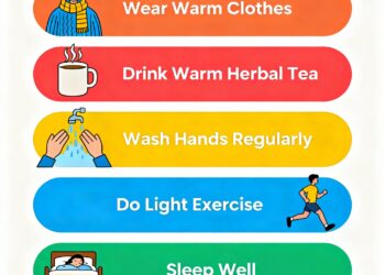 Winter Health Tips: आ रही ठंड, बदलते मौसम में खुद की सेहत का ख्याल रखने के – 5 टिप्स