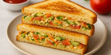 शाम के नाश्ते में स्वाद और सेहत का बेस्ट कॉम्बिनेशन, इस आसान वेजिटेबल सैंडविच रेसिपी से मिनटों में तैयार करें हल्का स्नैक