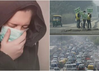 Delhi Air Pollution: दिल्ली की देश की राजधानी पर छाया ज़हरीला धुंध का कहर हवा बनी ज़हर, डॉक्टरों ने क्या दी चेतावनी