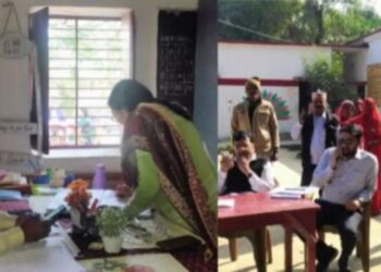 gorakhpur teacher absence issue