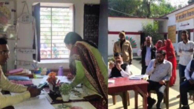 gorakhpur teacher absence issue