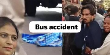 Charbagh Foot Overbridge Bus Accident