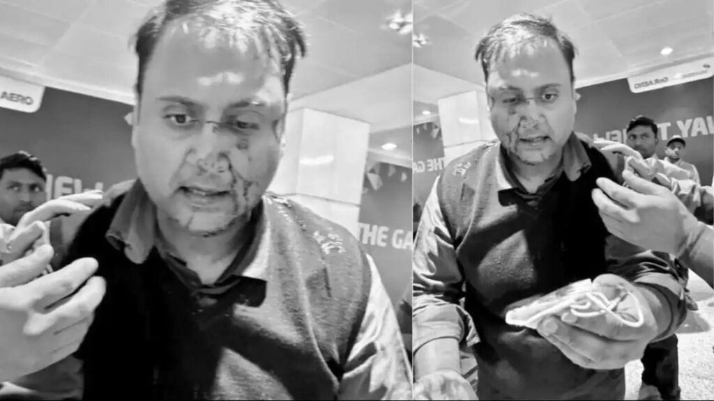 Delhi airport passenger assault case