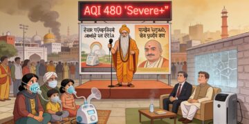 ‘दिल्ली का धूल-धुआं तो विकास का प्रमाण, जहरीली हवा में सांस लेना साधना है’