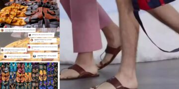 Kolhapuri chappal prada price news