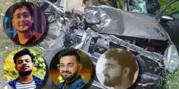 amroha nh9 accident mbbs doctors car crash venkateshwara university interns killed