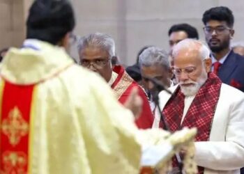 PM Modi Christmas prayer meeting