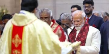 PM Modi Christmas prayer meeting