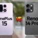 OnePlus 15R 5G vs OPPO Reno 14 Pro