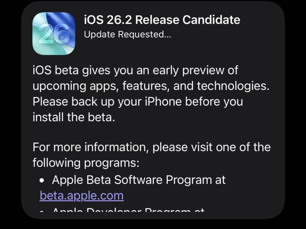 iOS 26.2
