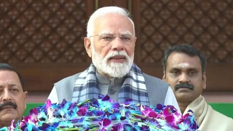 pm modi winter session message india