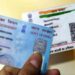 Aadhaar and pan card