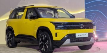 Tata Sierra 2025 लॉन्च शानदार फीचर्स और स्टाइलिश लुक के साथ SUV सेगमेंट में धमाका