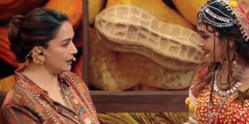 लाफ्टर शेफ्स में माधुरी दीक्षित की धमाकेदार एंट्री, मिसेज देशपांडे बनी सीरियल किलर, हंसी के पल बढ़ाए मज़ा