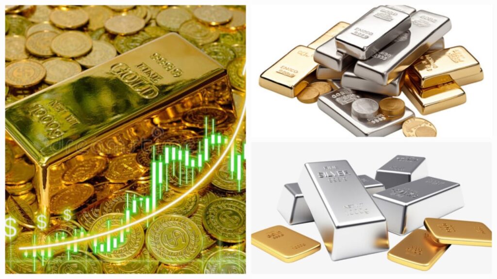 gold silver price update december