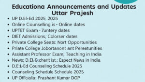 UP D.El.Ed 2025 Online Counseling