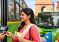 Delhi bus free travel NCMC card