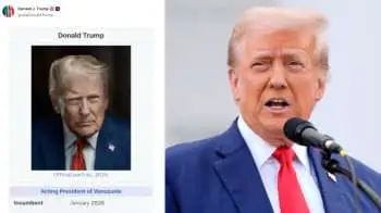 Trump Venezuela acting president claim