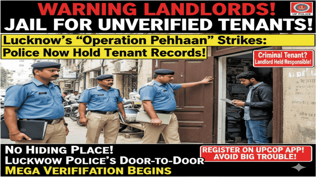Lucknow Police Operation Pehchaan Tenant Verification
