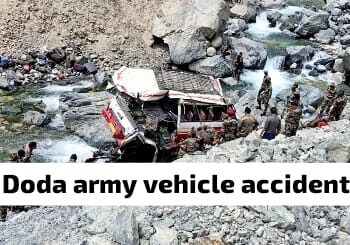 Indian Army vehicle accident in Doda