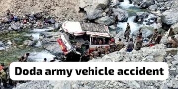 Indian Army vehicle accident in Doda