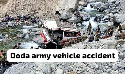 Indian Army vehicle accident in Doda
