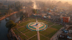 Amethi Helipad Construction