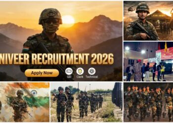 Agniveer Recruitment: युवाओं के लिए सुनहरा मौका देश सेवा के साथ अच्छी सैलरी और शानदार करियर, अग्निवीर भर्ती 2026 शुरू