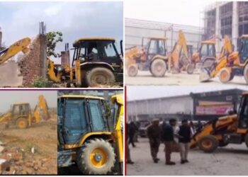 Greater Noida: हिंडन के डूब क्षेत्र में बुलडोजर Action, अवैध कॉलोनी नेस्तनाबूद , 18 हजार वर्गमीटर जमीन हुई खाली