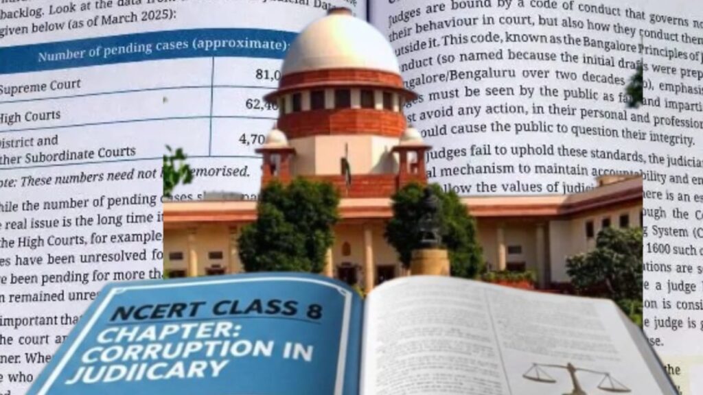 NCERT class 8 judiciary controversy