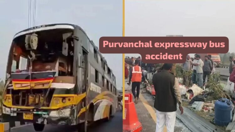 Purvanchal Expressway Bus Accident Lucknow
