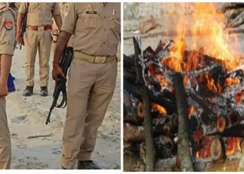 Agra Burning Pyre case : जलती चिता से मुस्लिम महिला का शव क्यों निकला  किस आशंका में पुलिस ने की बड़ी कार्रवाई, पति हिरासत में