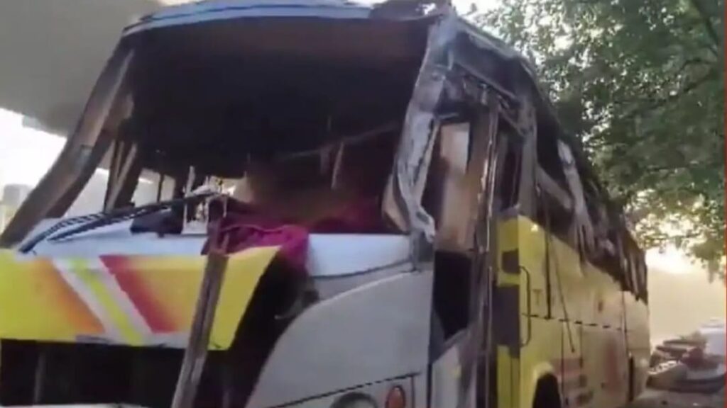 : Delhi bus accident Karol Bagh