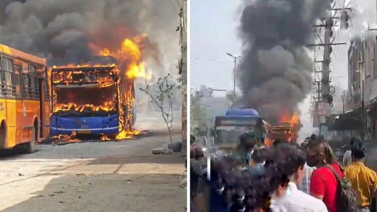 DTC Bus Accident Nangloi Najafgarh Road