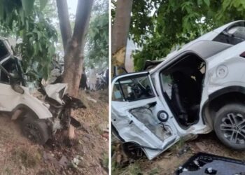 Deoria Road Accident: बरात से लौटते समय बेकाबू हुई क्रेटा कार, दो युवकों की मौके पर दर्दनाक मौत