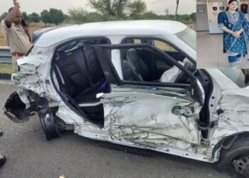 जयपुर लौट रही युवती की दर्दनाक मौत, ट्रक का टायर फटने से हुआ हादसा, परिवार पर दोहरा दुख टूटा