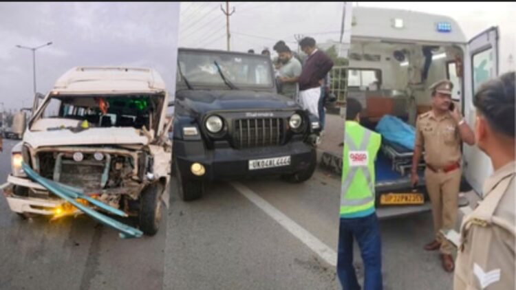 : ghaziabad nh9 accident three dead