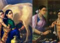 : Raja Ravi Varma Yashoda Krishna painting record