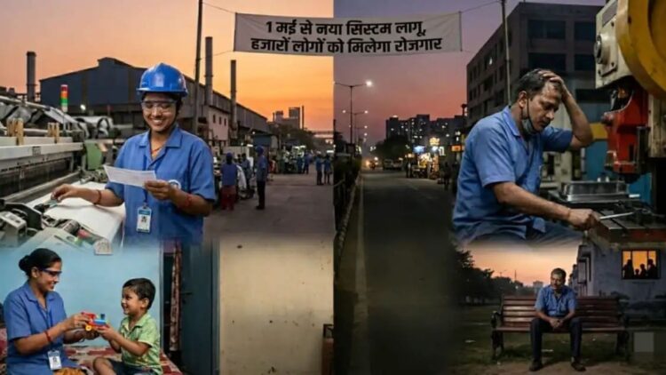 Noida factories 2 shift system