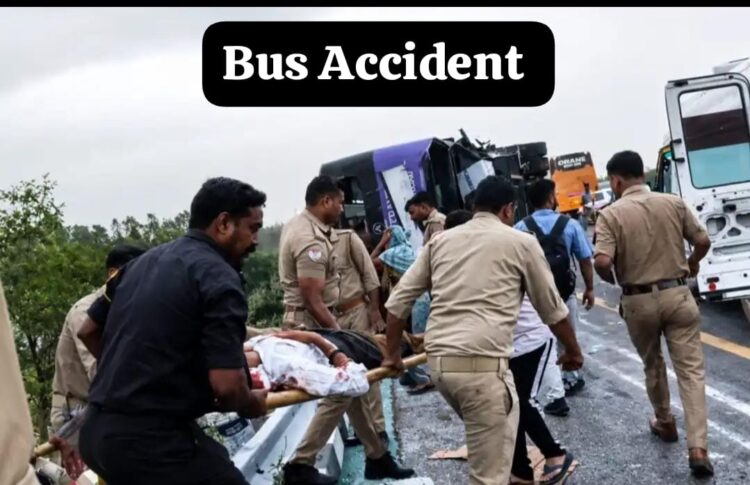 Unnao Agra Lucknow Expressway Bus Accident