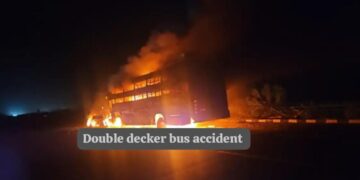 Agra Lucknow Expressway Bus Accident