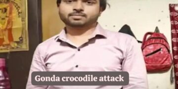 Gonda crocodile attack