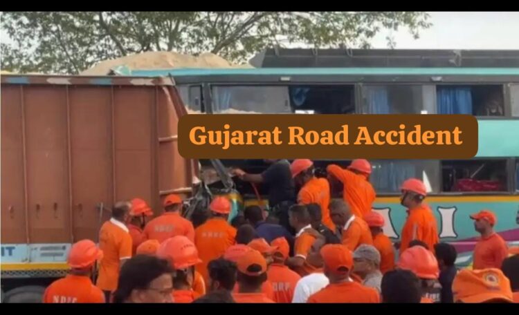 Gujarat Vadodara Bus Truck Accident